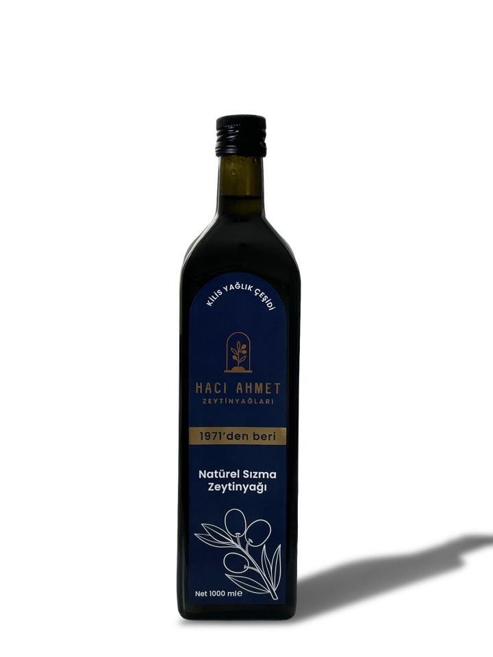 Natürel Sızma Saf Zeytinyağı - Klasik Cam Şişe 1lt
