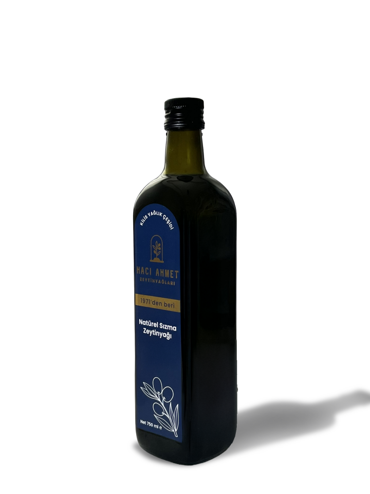 Natürel Sızma Saf Zeytinyağı - Klasik Cam Şişe 750ml